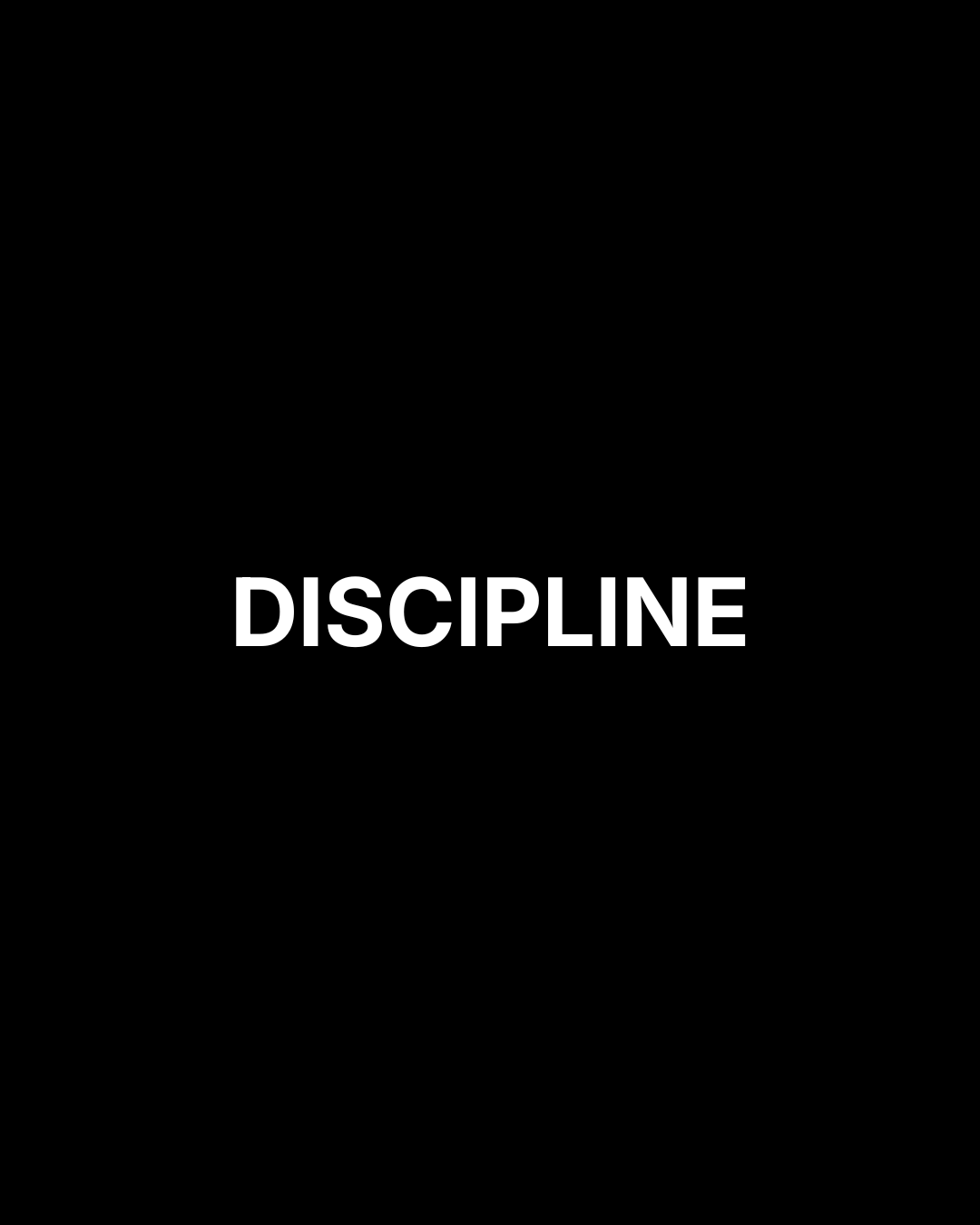 DISCIPLINE
